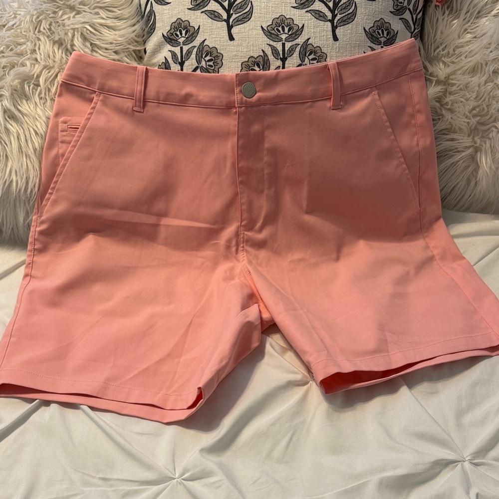 Puma Coral Pink Casual Bermuda Shorts
